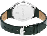 Titan Analog White Dial Women's Watch- 2649SL01