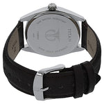 Workwear Watch with Black Dial & Leather Strap - 1729SL02