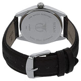 Workwear Watch with Black Dial & Leather Strap - 1729SL02