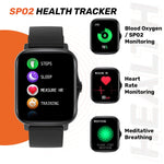 Fire-Boltt Beast SpO2 1.69” Industry’s Largest Display Size Full Touch Smart Watch with Blood Oxygen Monitoring - BSW002 (Black) - Bharat Time Style