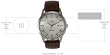 Titan Modern Bandhan Analog Silver Dial Unisex's Watch - 15842481SL01