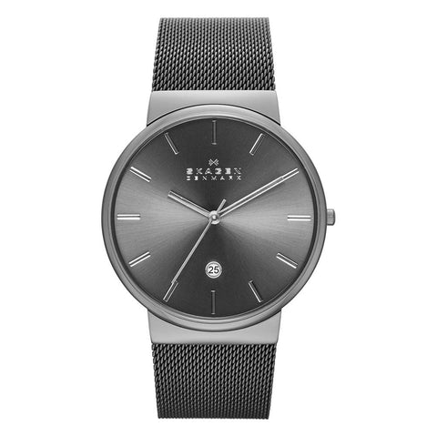 Skagen Ancher Analog Grey Dial Men's Watch - SKW6108