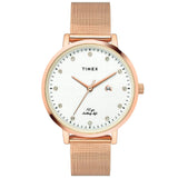 Timex Long Last-Ten Year Battery Life Analog Silver Dial Women's Watch-TWEL12909
