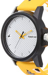 Fastrack Analog White Dial Unisex-Adult Watch-68012PP07