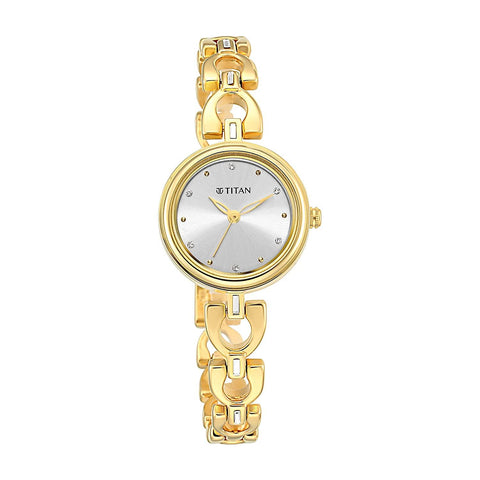 Titan Analog Silver Dial Women's Watch-2601YM04 - Bharat Time Style