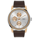Timex Fusion Multifunction Analog Silver Dial Men's Watch-TWEG18900