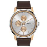 Timex Fusion Multifunction Analog Silver Dial Men's Watch-TWEG18900