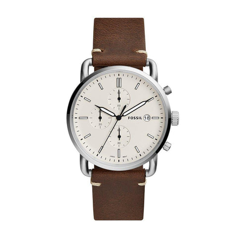 Fossil Analog Off-White Dial Men's Watch - FS5402 - Bharat Time Style
