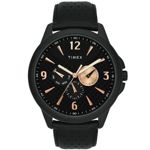 Timex Velocity Multifunction Analog Black Dial Men's Watch - TWEG16517 - Bharat Time Style