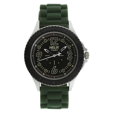 Helix Analog Black Dial Men Watch - TW033HG09 - Bharat Time Style