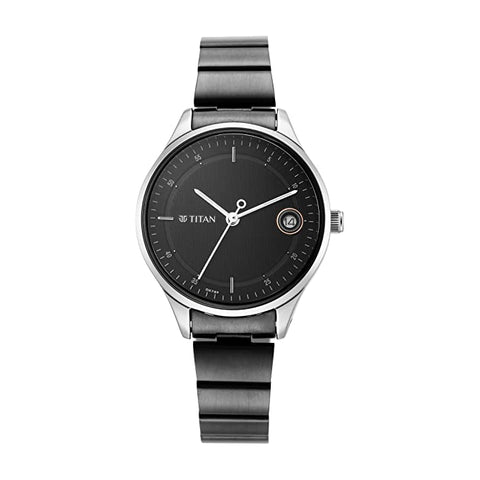 Titan Neo  Black Dial Analog Watch For Women - NR2649KM01