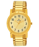 Titan Analog Gold Dial Men Watch -NM1647YM02 / NL1647YM02 - Bharat Time Style