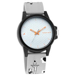 Hashtag - White Dial Silicone Strap Watch | Fastrack - 68012PP06 - Bharat Time Style