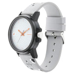 Hashtag - White Dial Silicone Strap Watch | Fastrack - 68012PP06 - Bharat Time Style