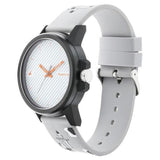 Hashtag - White Dial Silicone Strap Watch | Fastrack - 68012PP06 - Bharat Time Style