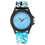 ARCADE - BLUE DIAL SILICONE STRAP WATCH 68013PP01