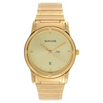 Champagne Dial Golden Stainless Steel Strap Watch 7023YM08