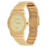 Champagne Dial Golden Stainless Steel Strap Watch 7023YM08
