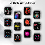 Fire-Boltt Ring Bluetooth Calling Smartwatch with SpO2 & 1.7” Metal Body - BSW005 (Blue) - Bharat Time Style
