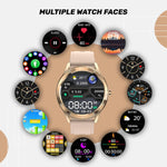 Fire-Boltt 360 SpO2 Full Touch Large Display Round Smart Watch with in-Built Games - BSW003 (Rose Gold) - Bharat Time Style