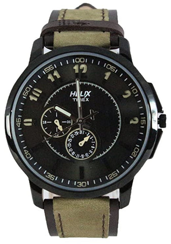 Helix Analog Black Dial Men's Watch-TW027HG10