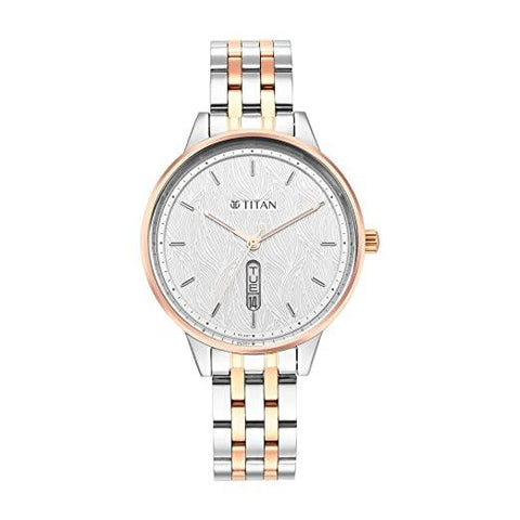Titan Analog Silver Dial Women's Watch-2648KM01 - Bharat Time Style