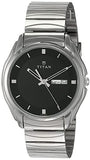 Titan Karishma Analog Black Dial Men's Watch - 1578SM04