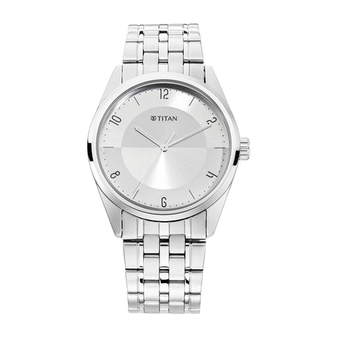 Titan Neo Economy Analog Silver Dial Men's Watch 1729SM06/NN1729SM06 - Bharat Time Style