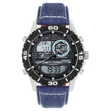 Fastrack Denim Analog-Digital Black Dial Men's Watch NM38035SL05/NN38035SL05 - Bharat Time Style