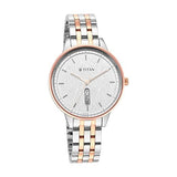 Titan Analog Silver Dial Women's Watch-2648KM01 - Bharat Time Style