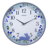 Seiko Plastic Pendulum Wall Clock (Blue_12.9 Inch X 12.9 Inch X 1.5 Inch) - QXC238NN - Bharat Time Style