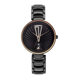 Fastrack Ruffles Analog Black Dial Women's Watch-6216NM01 - Bharat Time Style