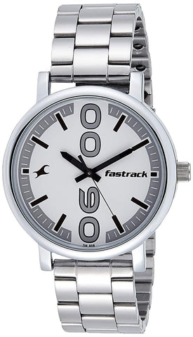 Fastrack Bold Analog White Dial Men's Watch 38052SM08/NN38052SM08 - Bharat Time Style