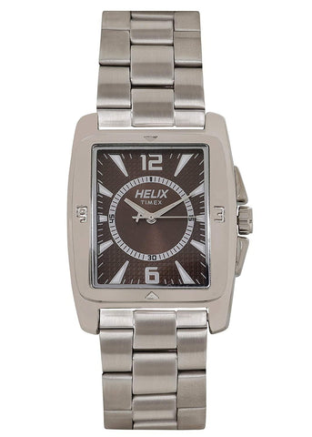 Helix Analog Brown Dial Men's Watch - TW030HG03 - Bharat Time Style