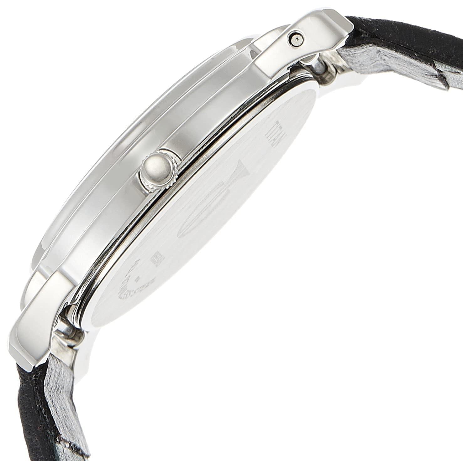 Titan Buy Titan Brail Analog White Dial Men's Watch NB1855SL01