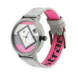 NR6210QL01 Fastrack  Multicoloured Dial Leather Strap Watch for Girls