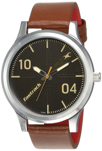 Fastrack Fundamentals Analog Brown Dial Men's Watch NM38051SL02 / NL38051SL02 - Bharat Time Style