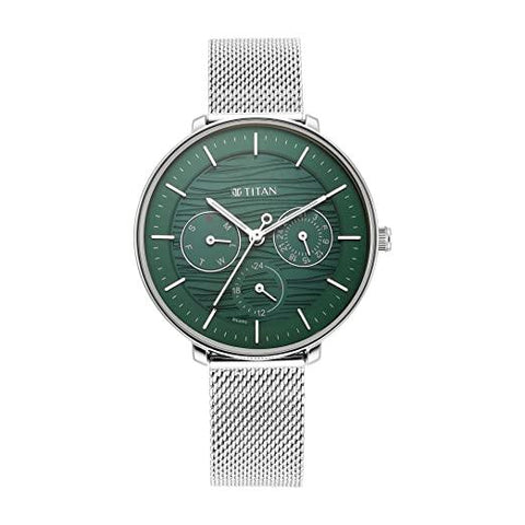 Titan Analog Green Dial Women's Watch- 2651SM02 - Bharat Time Style