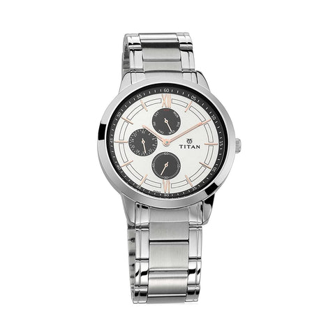Titan Neo Analog Silver Dial Men's Watch NM1769SM02/NN1769SM02 - Bharat Time Style