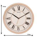 Seiko Wall Clock Rose Gold/White, 31 cm X 31 cm X 3.9 cm - QXA665AT - Bharat Time Style