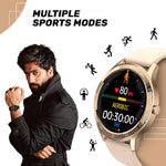 Fire-Boltt 360 SpO2 Full Touch Large Display Round Smart Watch with in-Built Games - BSW003 (Rose Gold) - Bharat Time Style