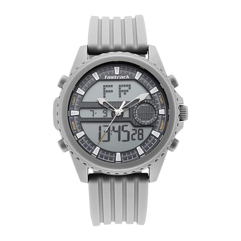 Fastrack Analog-Digital Gray Dial Men's Watch-38064PP02 - Bharat Time Style