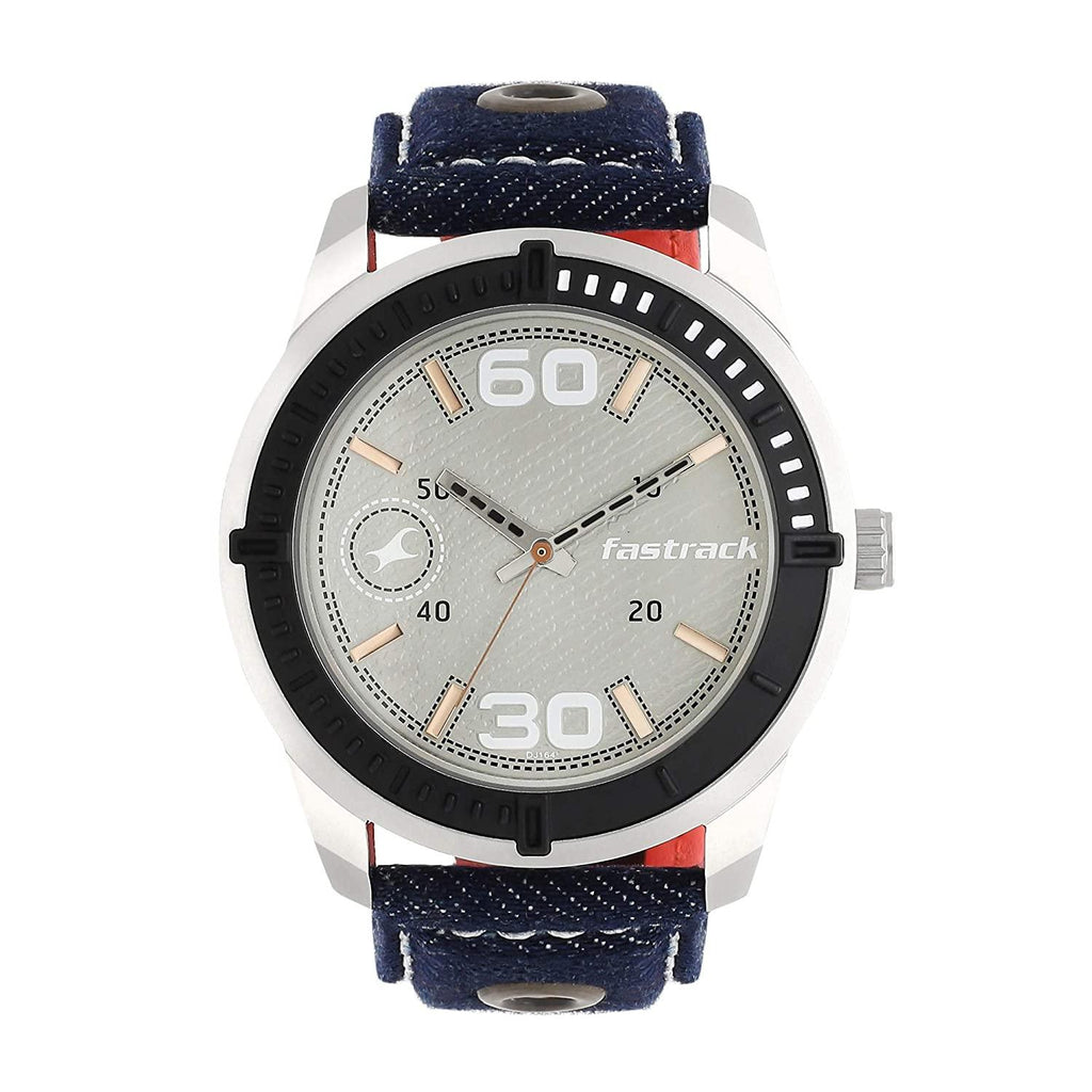 Fastrack BLUE DIAL BLUE DENIM STRAP WATCH NN6179SL02 | Eccoci Online Shop