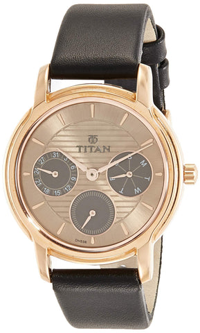 Titan Neo Analog Brown Dial Women's Watch - 2595WL01 - Bharat Time Style