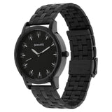 Sonata Analog Round Black Dial Black Stainless Steel Strap Watch For Men-NM77031NM01 - Bharat Time Style
