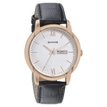 Sonata Beyond Gold White Dial Analog Watch With Day Date Display For Men 77031Wl04 | Sonata - Bharat Time Style