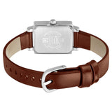Workwear Watch with White Dial & Leather Strap | Sonata - 8080SL03 - Bharat Time Style