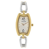 Sonata Analog Tonneau Silver Dial Two Toned Stainless Steel Strap Watch For Women-8116BM03 - Bharat Time Style