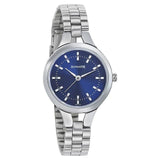 Sonata Analog Round Blue Dial Silver Stainless Steel Strap Watch For Women-NN8151SM04 - Bharat Time Style