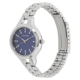 Sonata Analog Round Blue Dial Silver Stainless Steel Strap Watch For Women-NN8151SM04 - Bharat Time Style